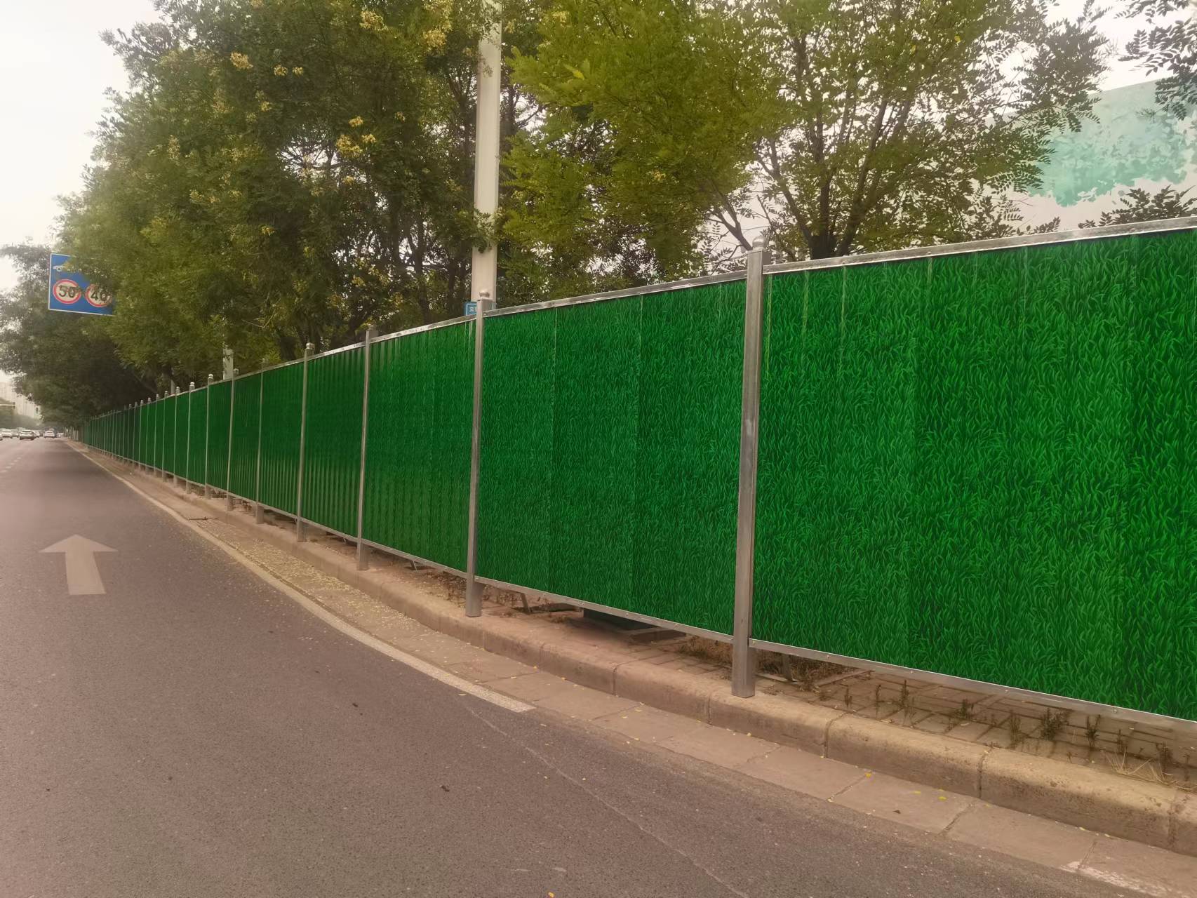 洛阳市滨河南路改造项目施工围挡搭建安装(图5)